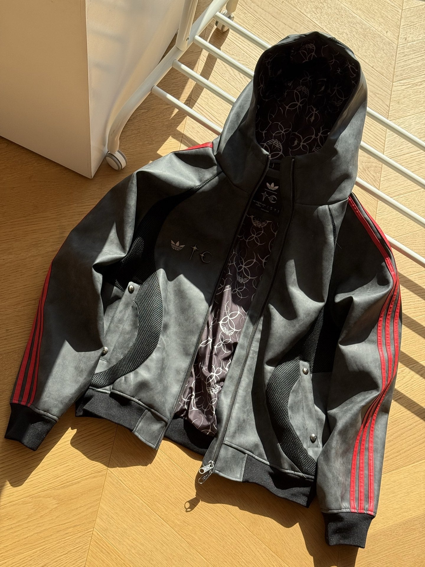 ADIDAS X THUG CLUB LEATHER JACKET