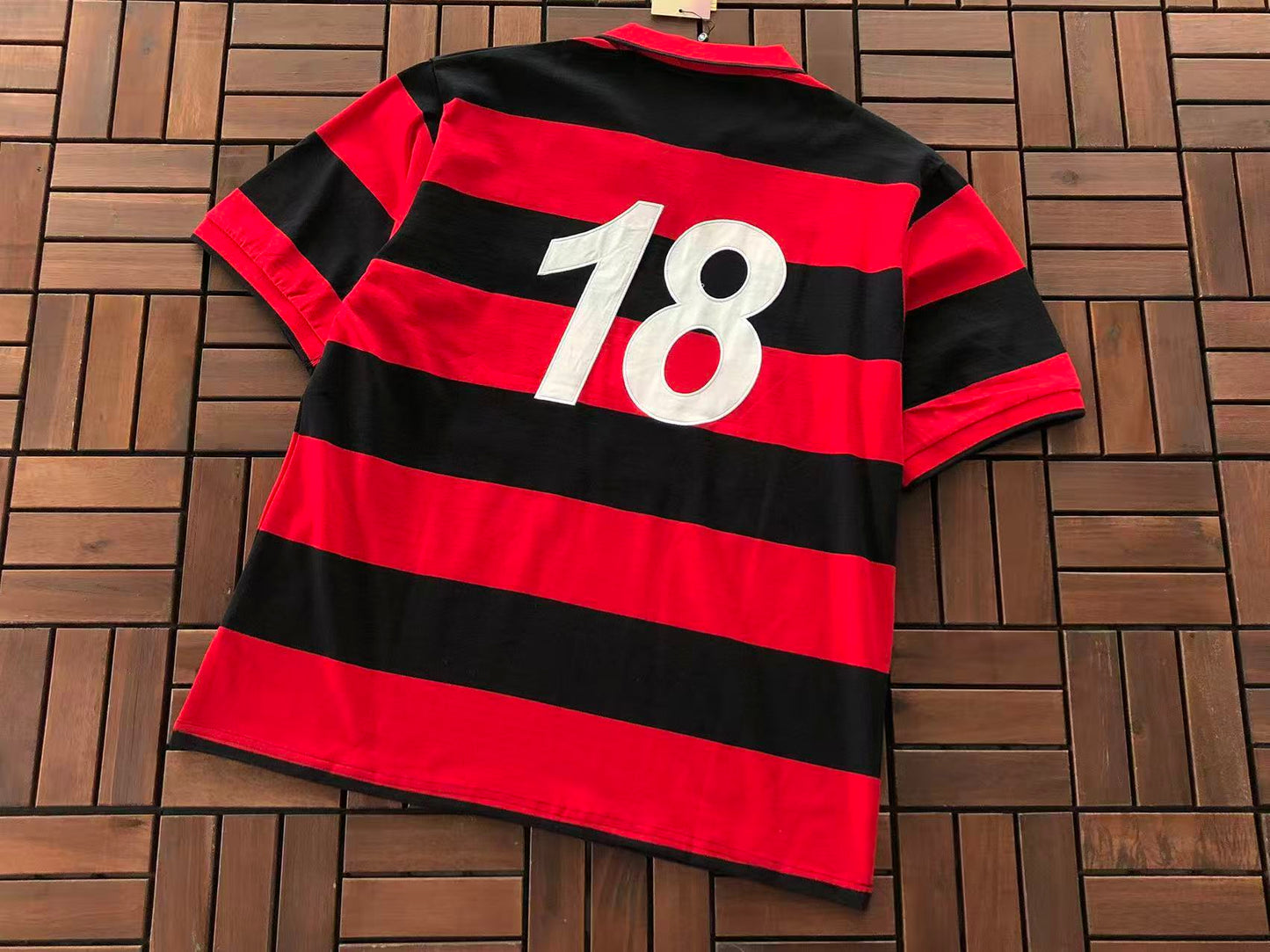 CORTEIZ MENGÁO STRIPED FOOTBALL JERSEY