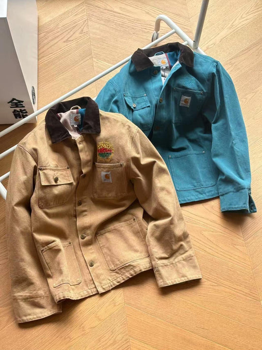 CARHARTT X STUSSY WORKWEAR CARGO JACKET