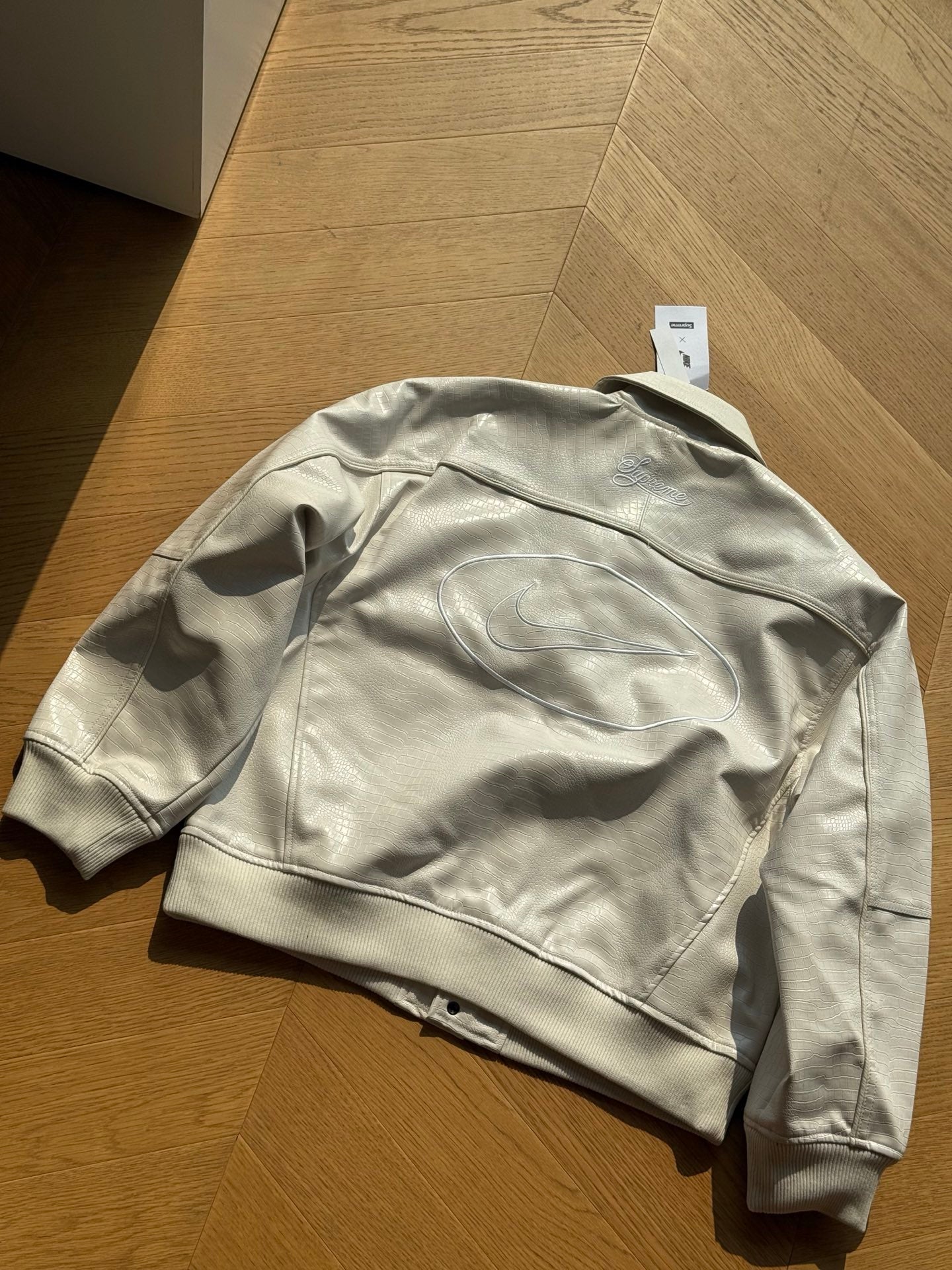 NIKE X SUPREME LEATHER JACKET