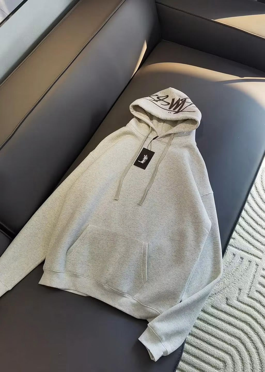 STUSSY EMBROIDERED HOODIE