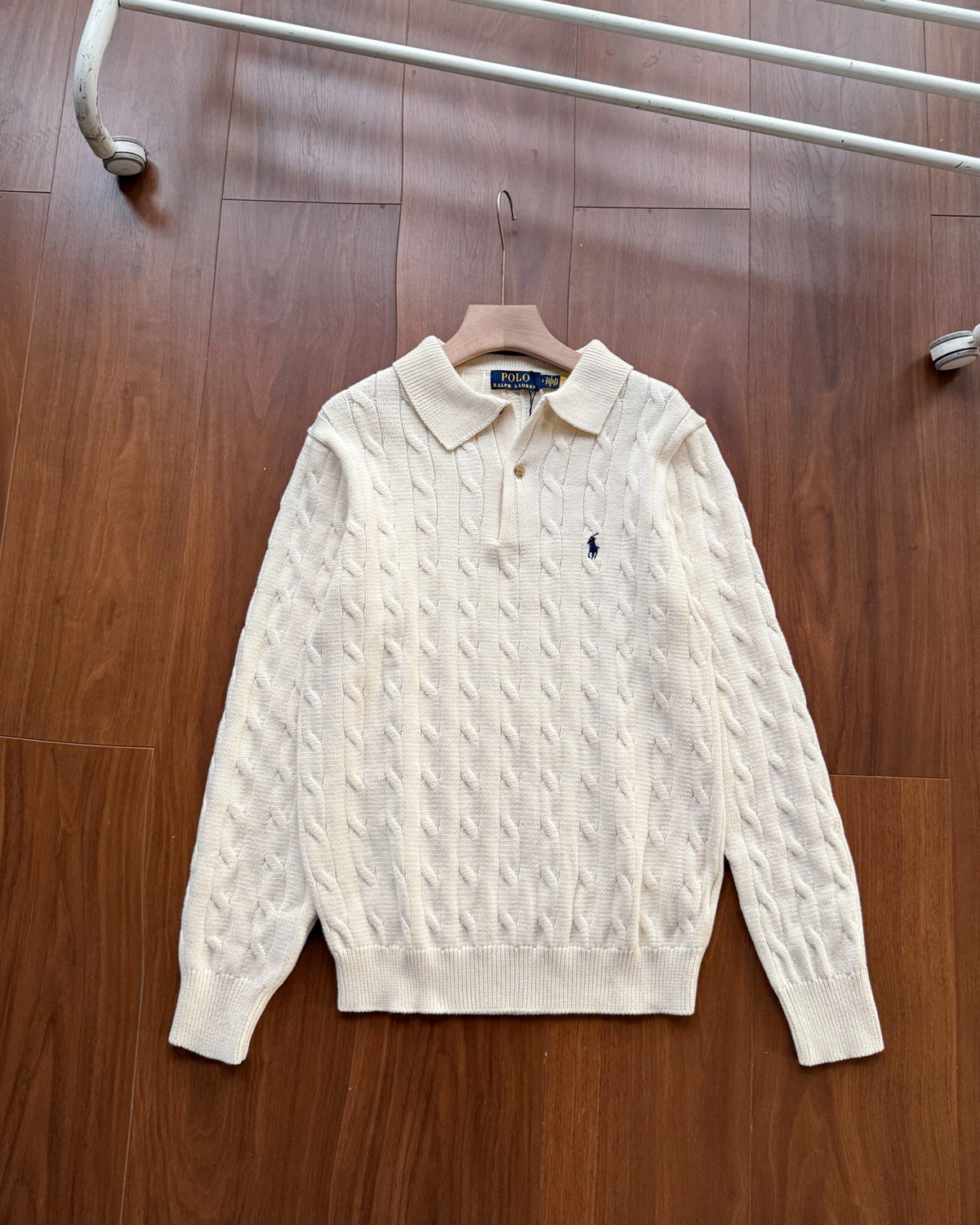 RALPH LAUREN KNITTED WAFFLE LONGSLEEVE