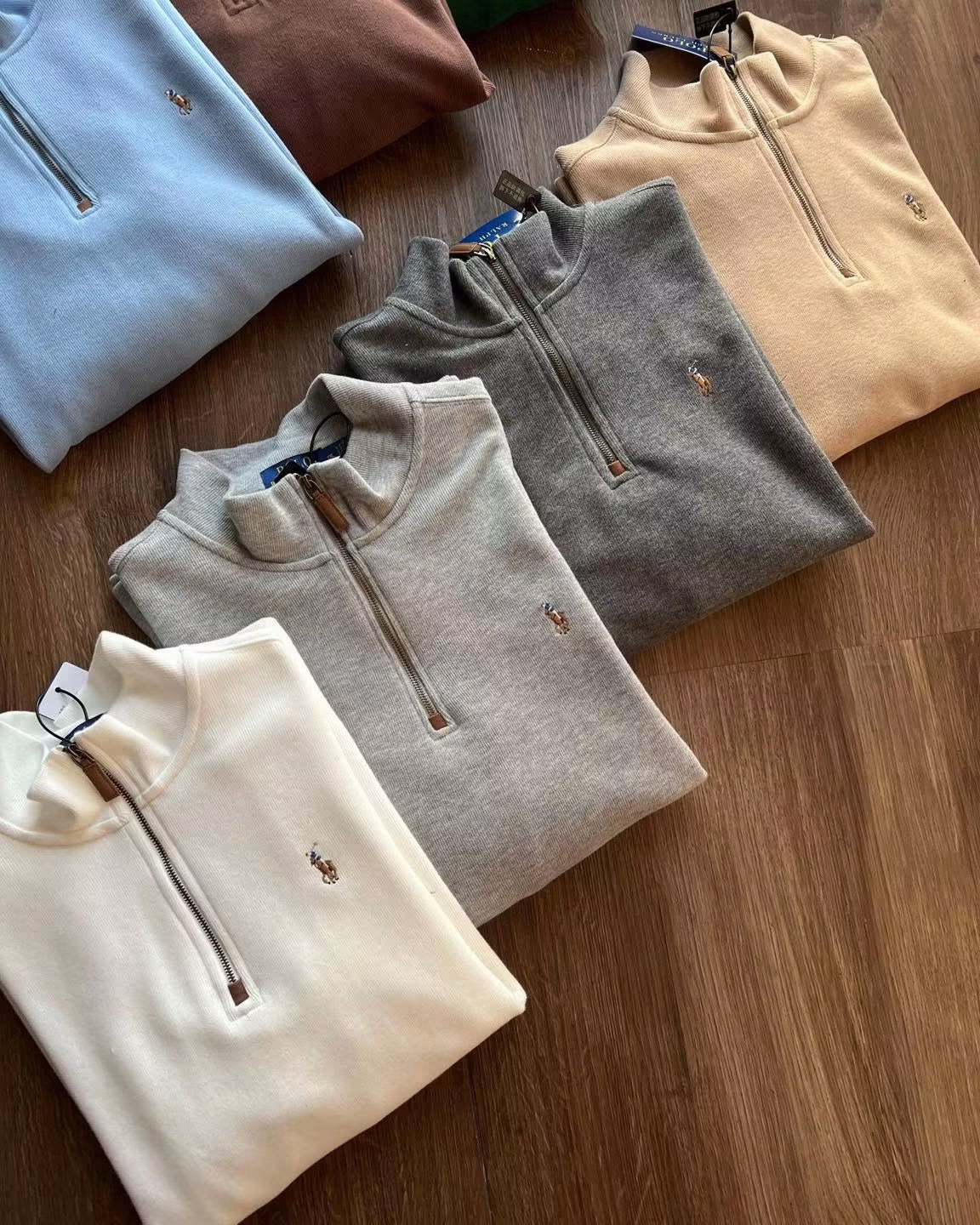 RALPH LAUREN HALF ZIP JACKET