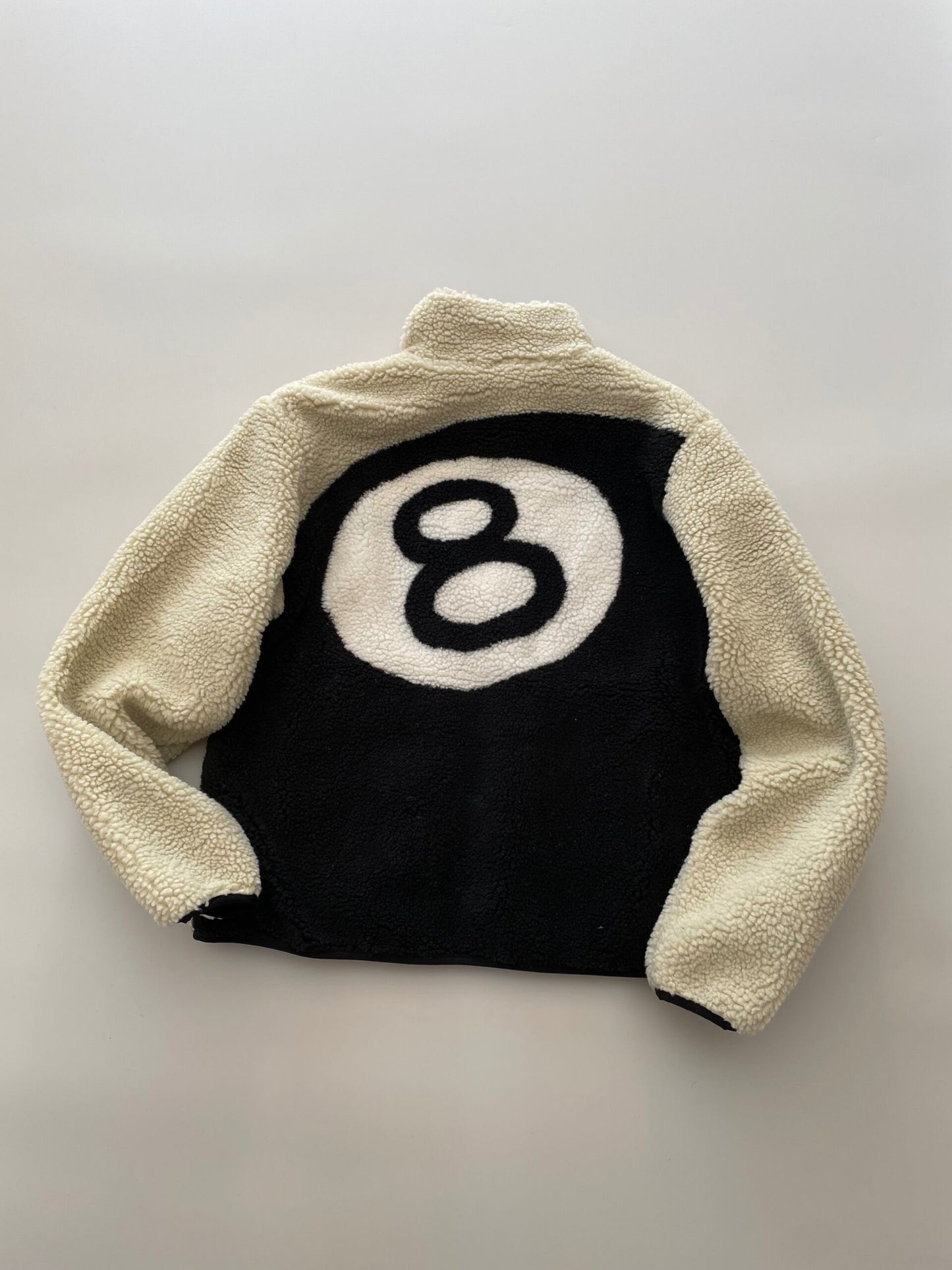 STUSSY SHERPA 8 BALL FLEECE JACKET