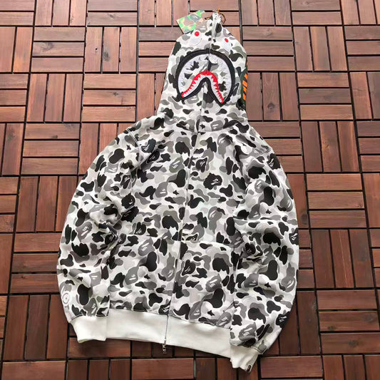 BAPE SHARK CAMOUFLAGE HOODIE
