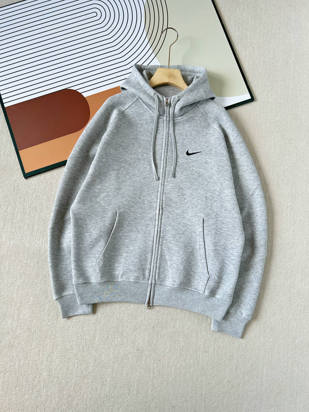 NIKE X SUPREME SWOOSH ZIP UP HOODIE