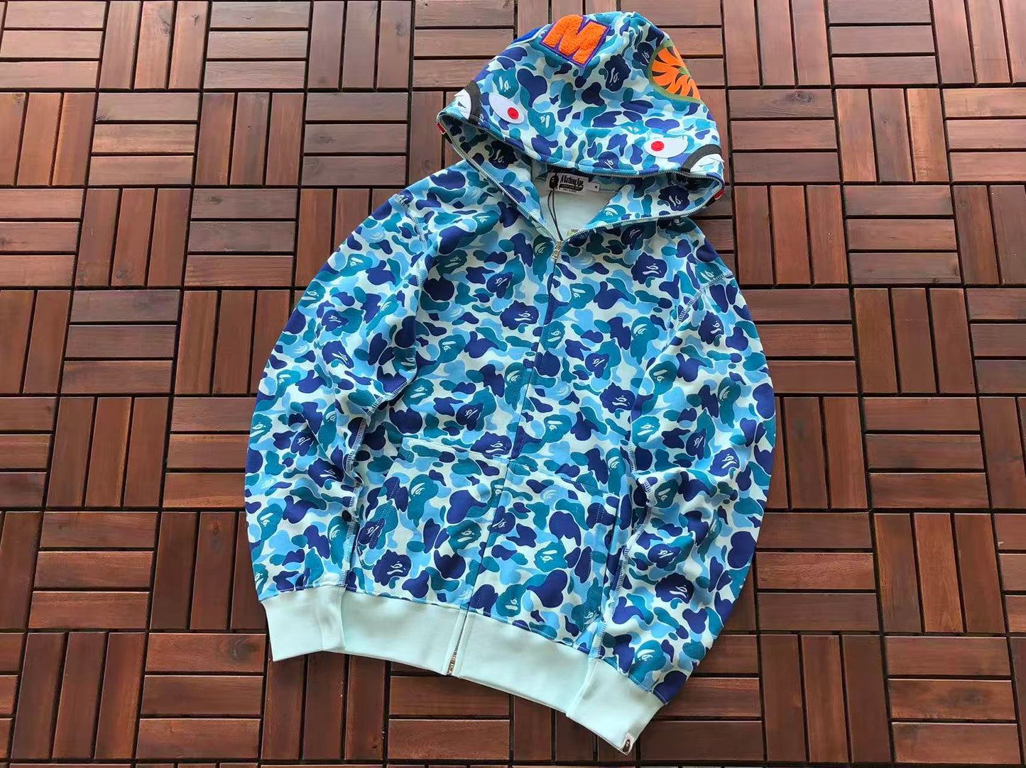 BAPE SHARK CAMOUFLAGE HOODIE