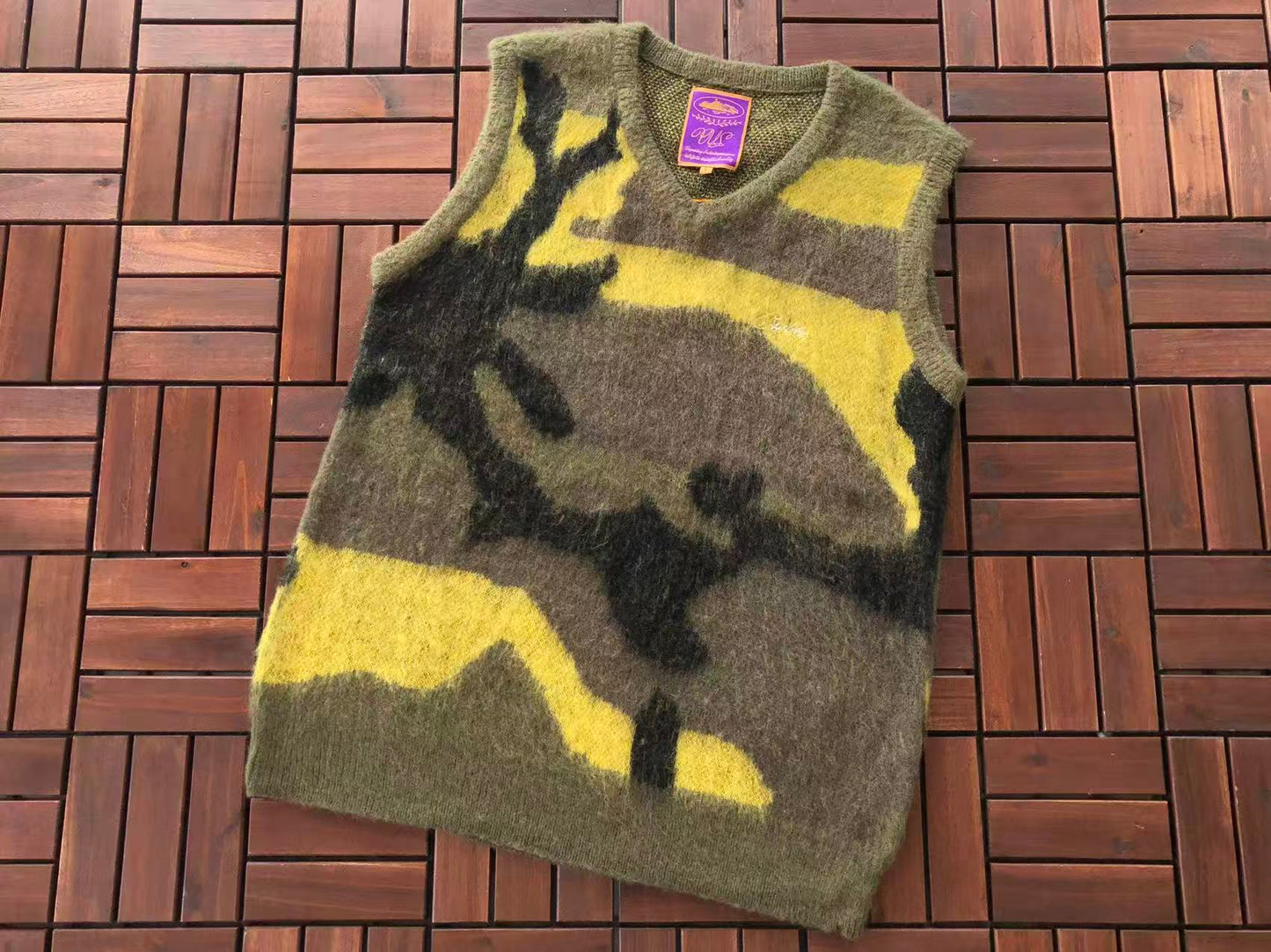 CORTEIZ MOHAIR CAMO VEST
