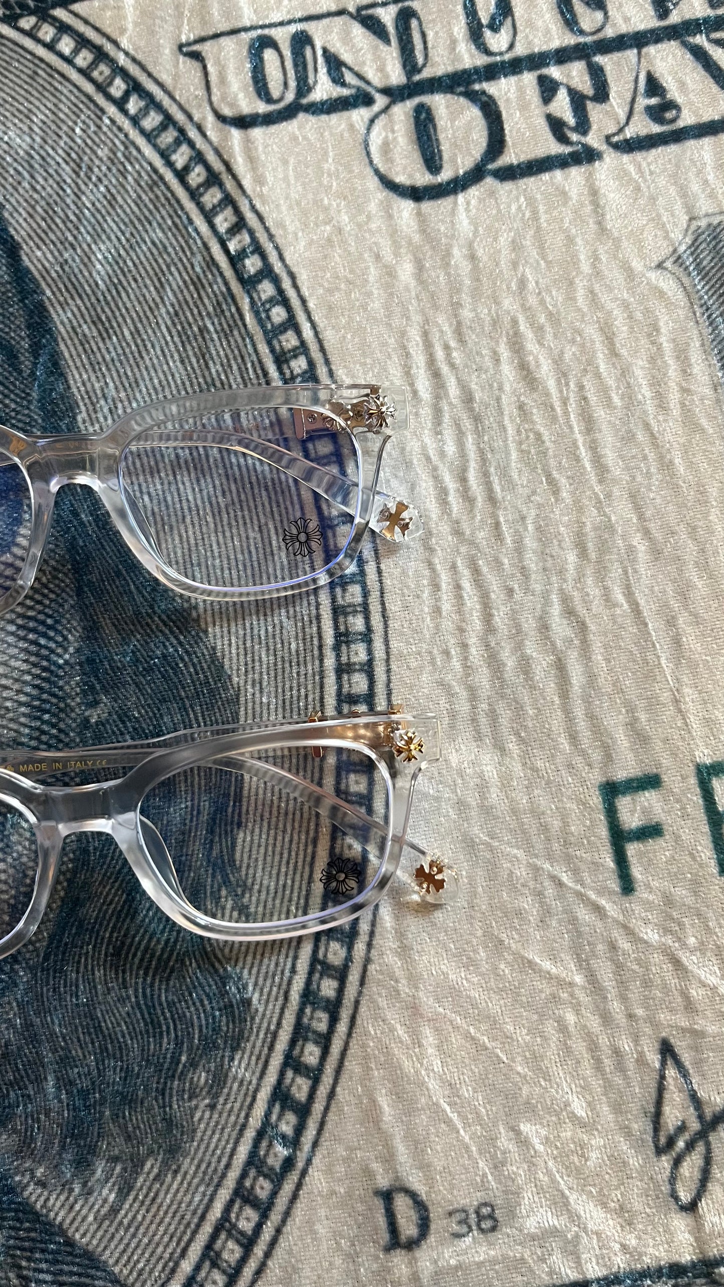 CHROME HEARTS NOIR GLASSES