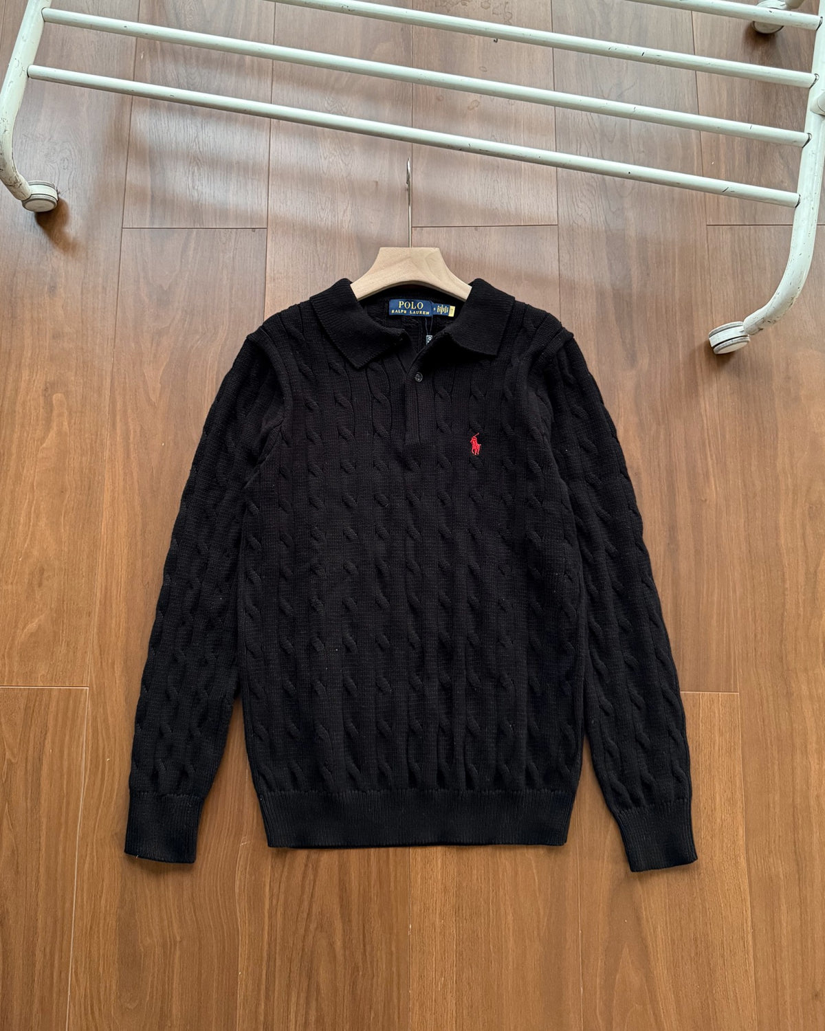 RALPH LAUREN KNITTED WAFFLE LONGSLEEVE