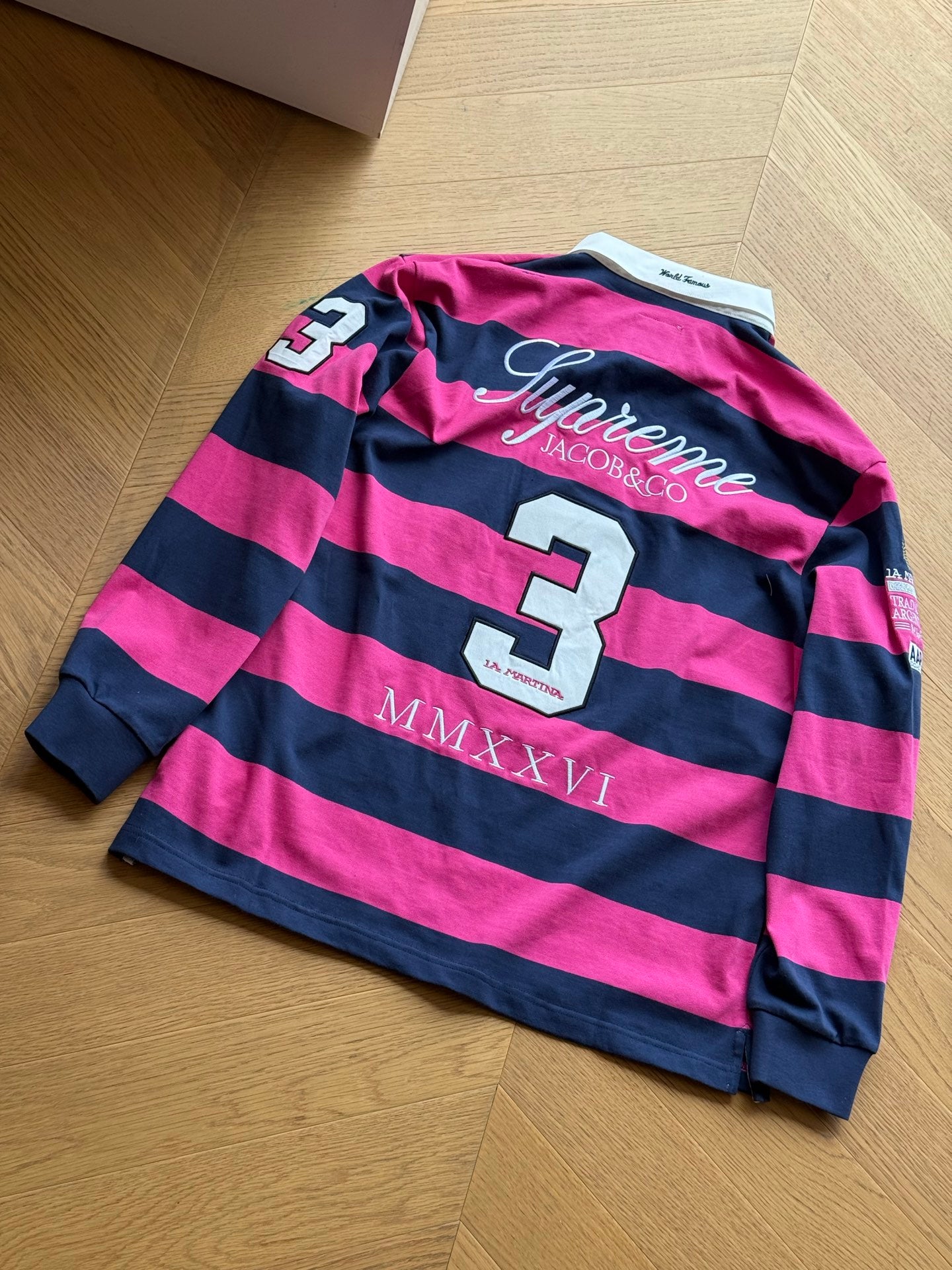 SUPREME X LA MARTINA RUGBY POLO LONGSLEEVE