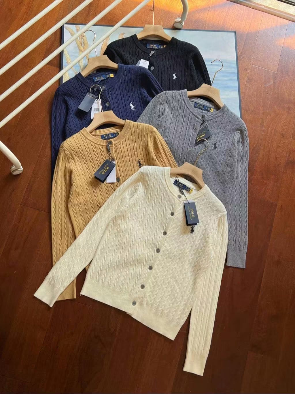 RALPH LAUREN KNITTED CARDIGAN