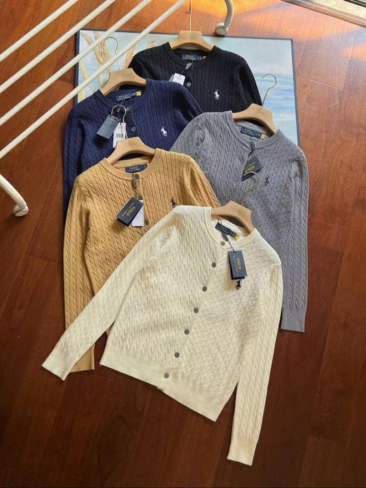 RALPH LAUREN KNITTED CARDIGAN