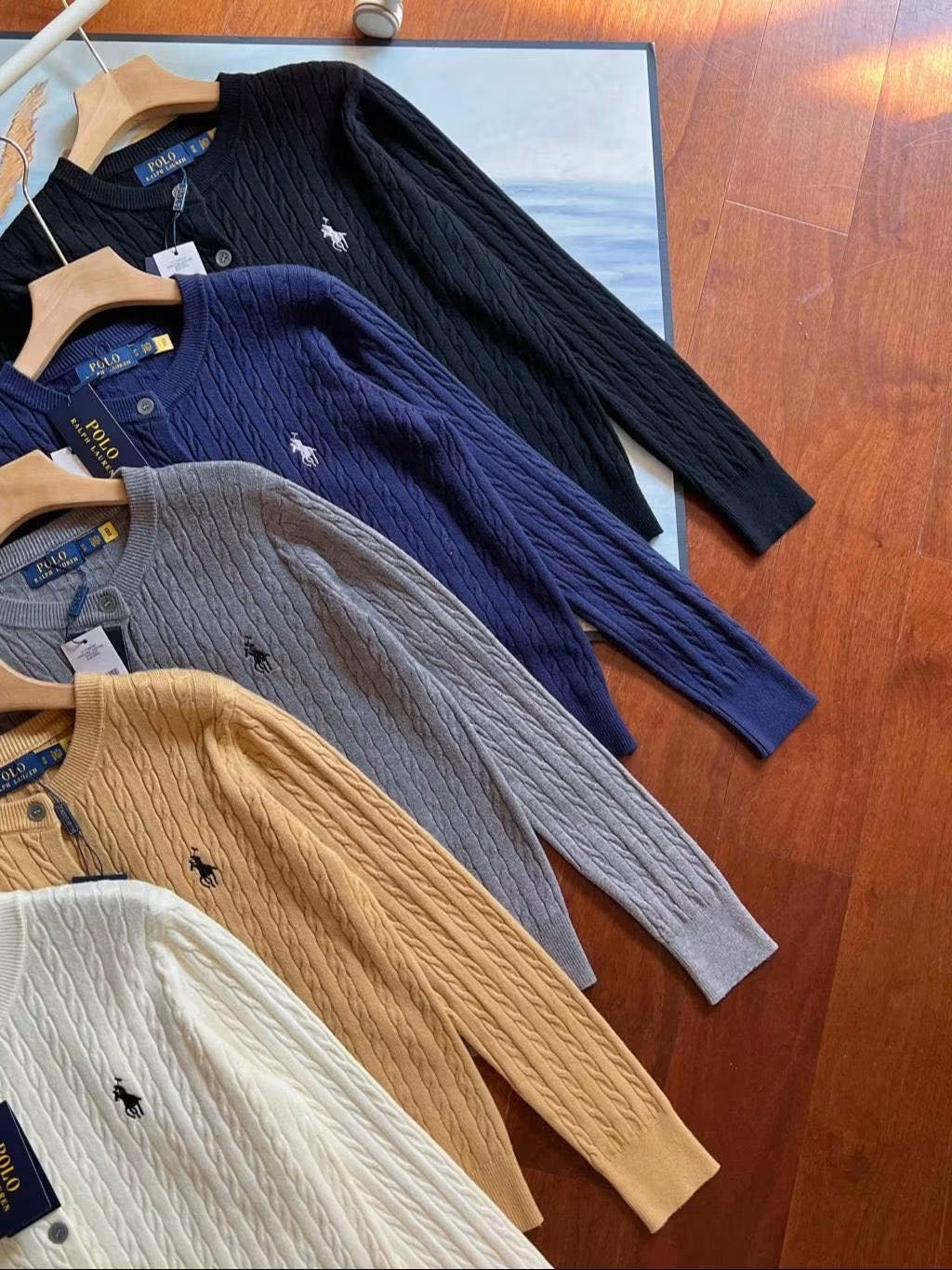 RALPH LAUREN KNITTED CARDIGAN