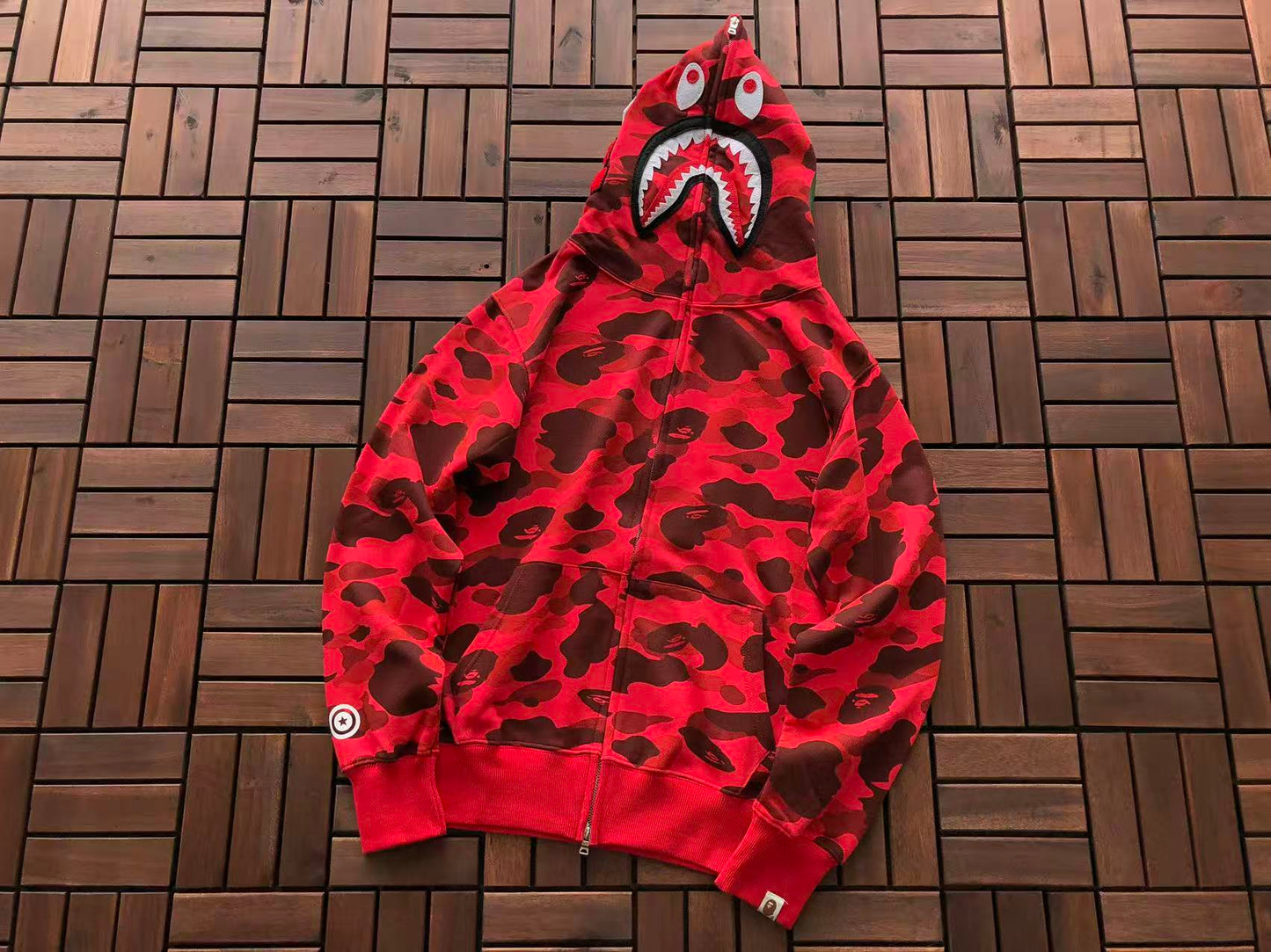 BAPE SHARK CAMOUFLAGE HOODIE