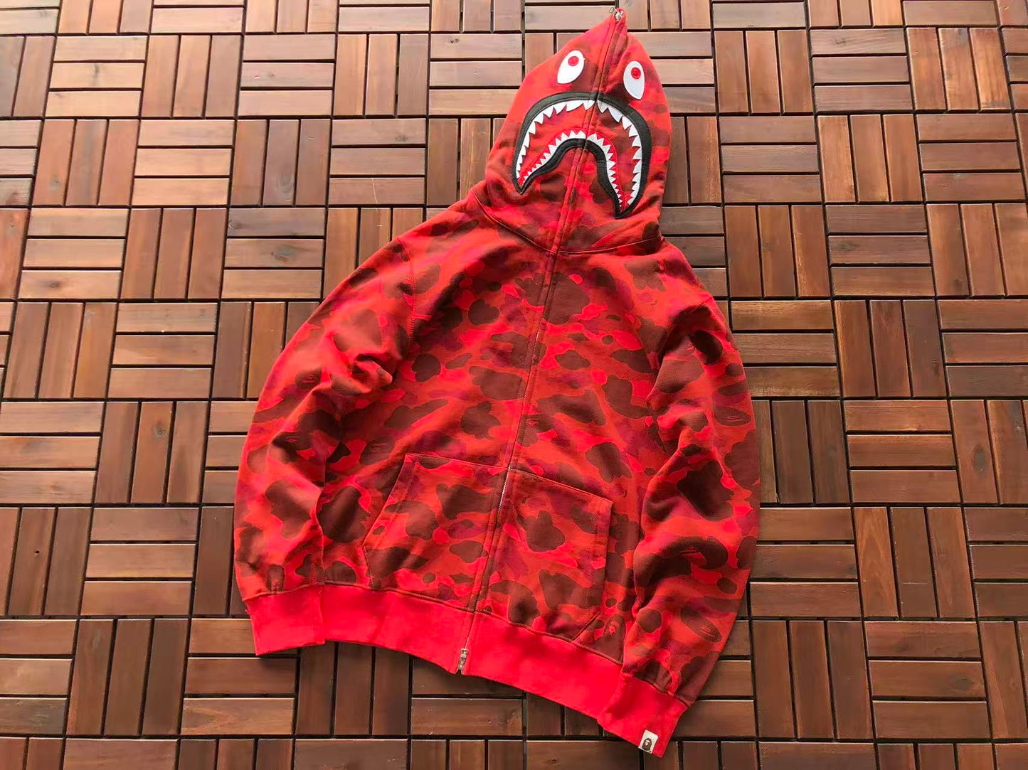 BAPE SHARK CAMOUFLAGE HOODIE