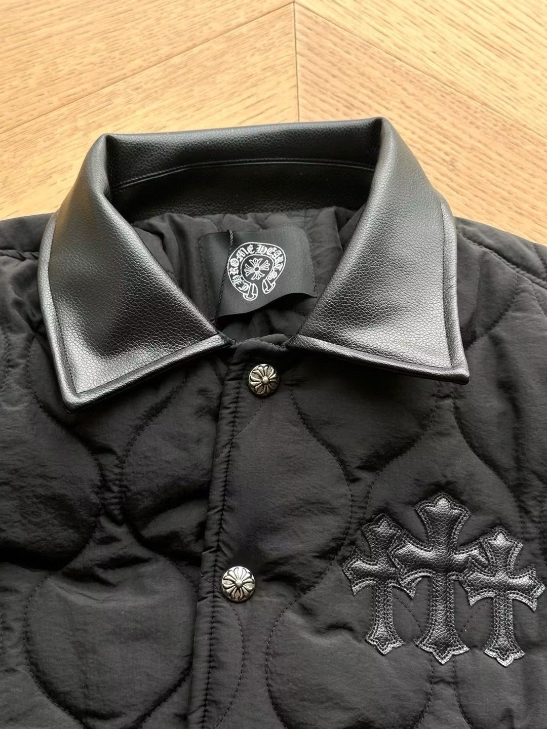 CHROME HEARTS QUILTED LINER BOMBER JACKET