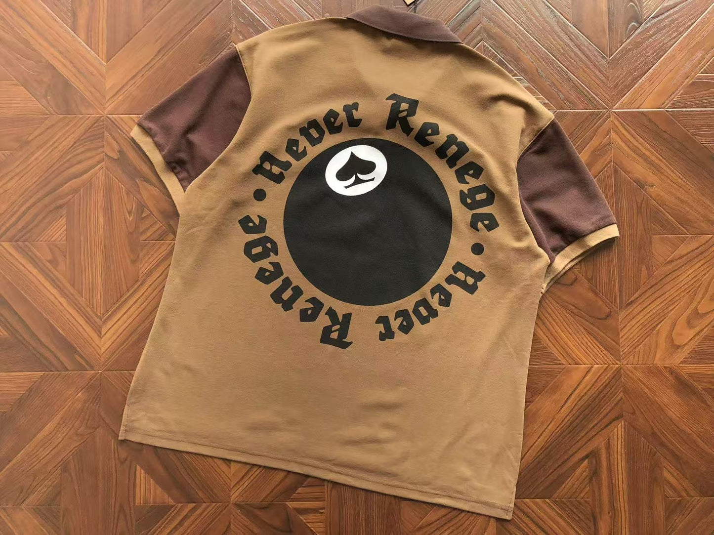 STUSSY X DENIM TEARS NEVER RENEGE POLO