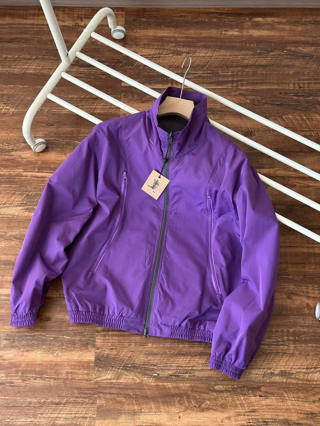STUSSY REVERSIBLE TRACK JACKET