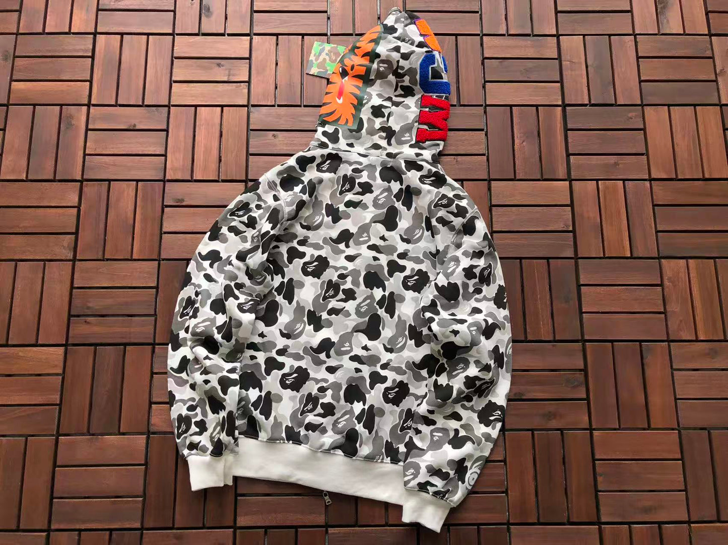 BAPE SHARK CAMOUFLAGE HOODIE