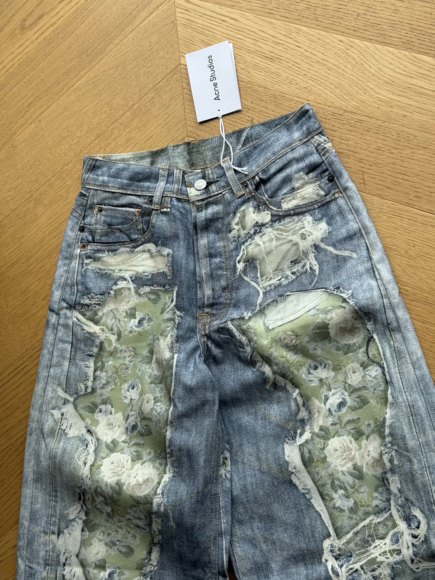 ACNE STUDIOS 1981 TROMPE L’OEIL JEANS