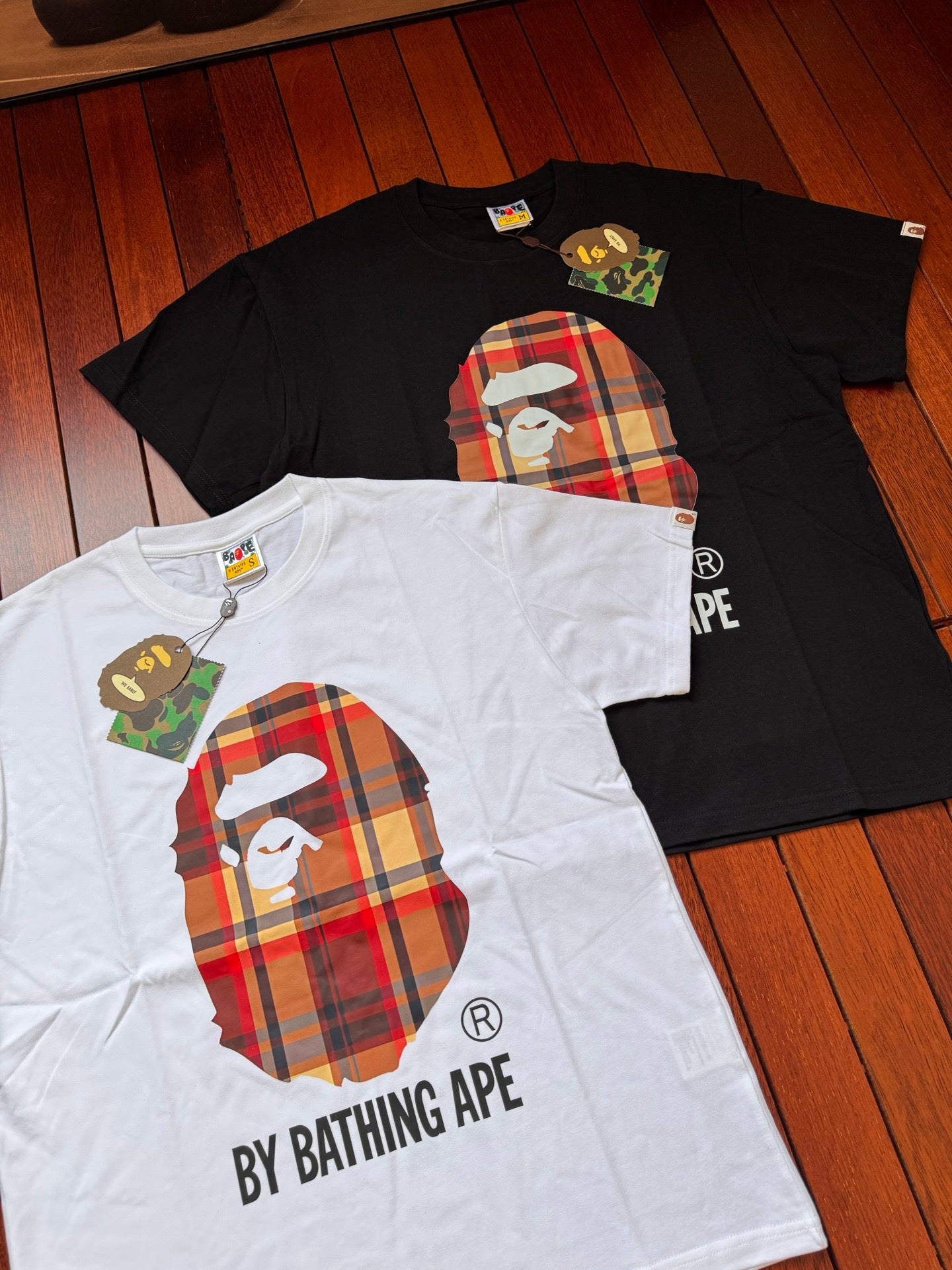 BAPE CHECK BY BATHING APE T-SHIRT