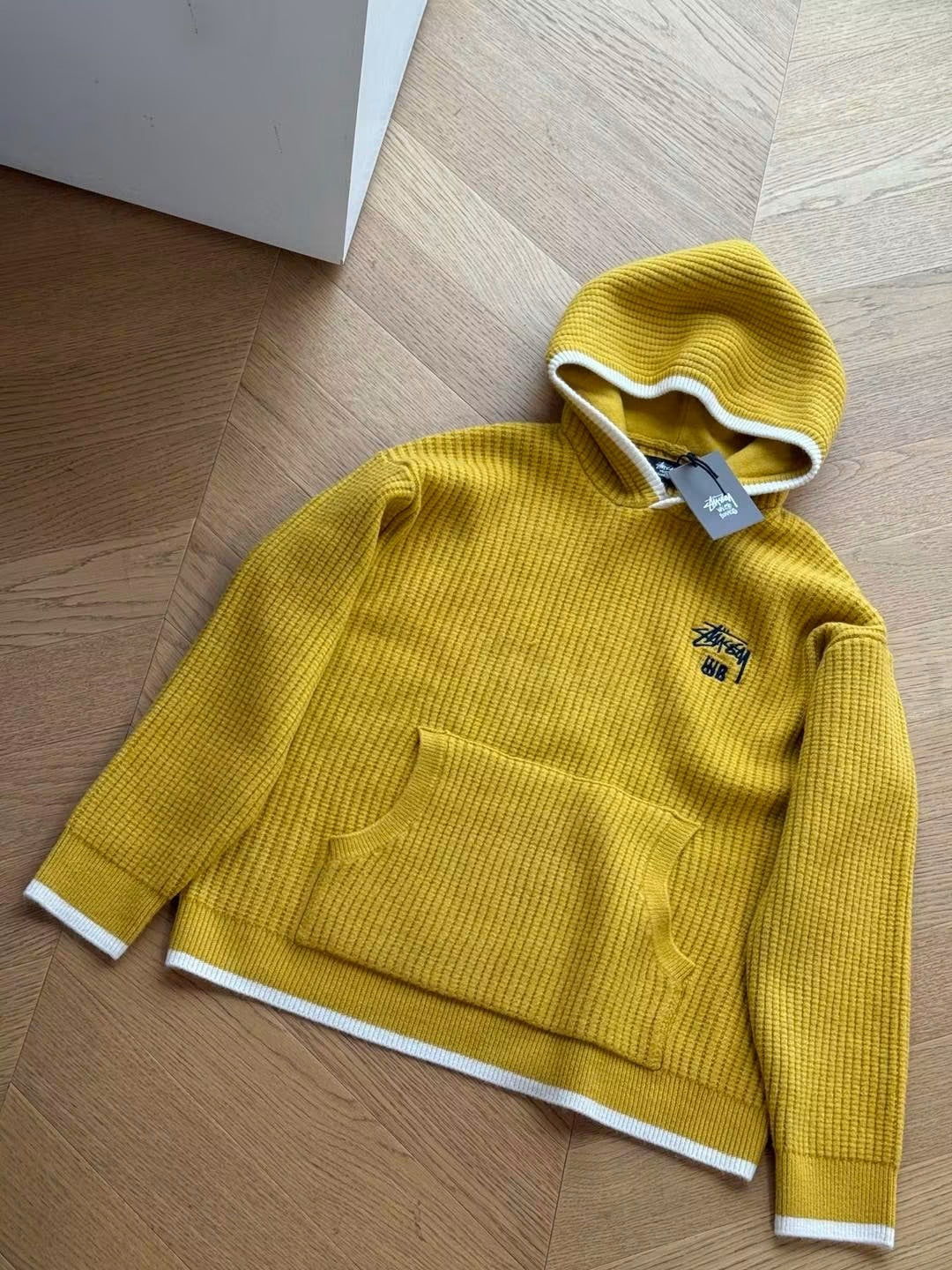STUSSY X WALES BONNER CASHMERE HOODIE