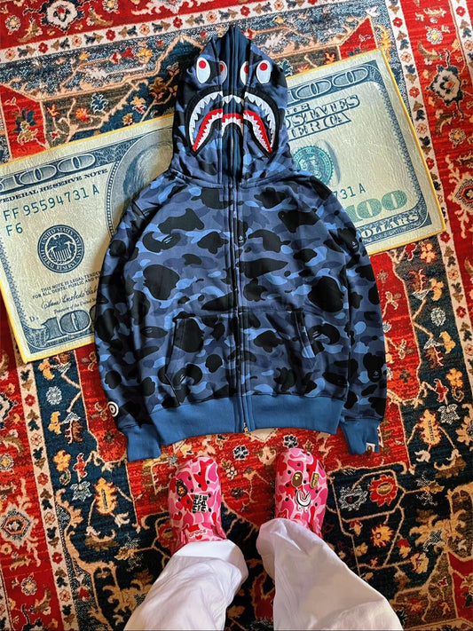 BAPE SHARK CAMOUFLAGE HOODIE