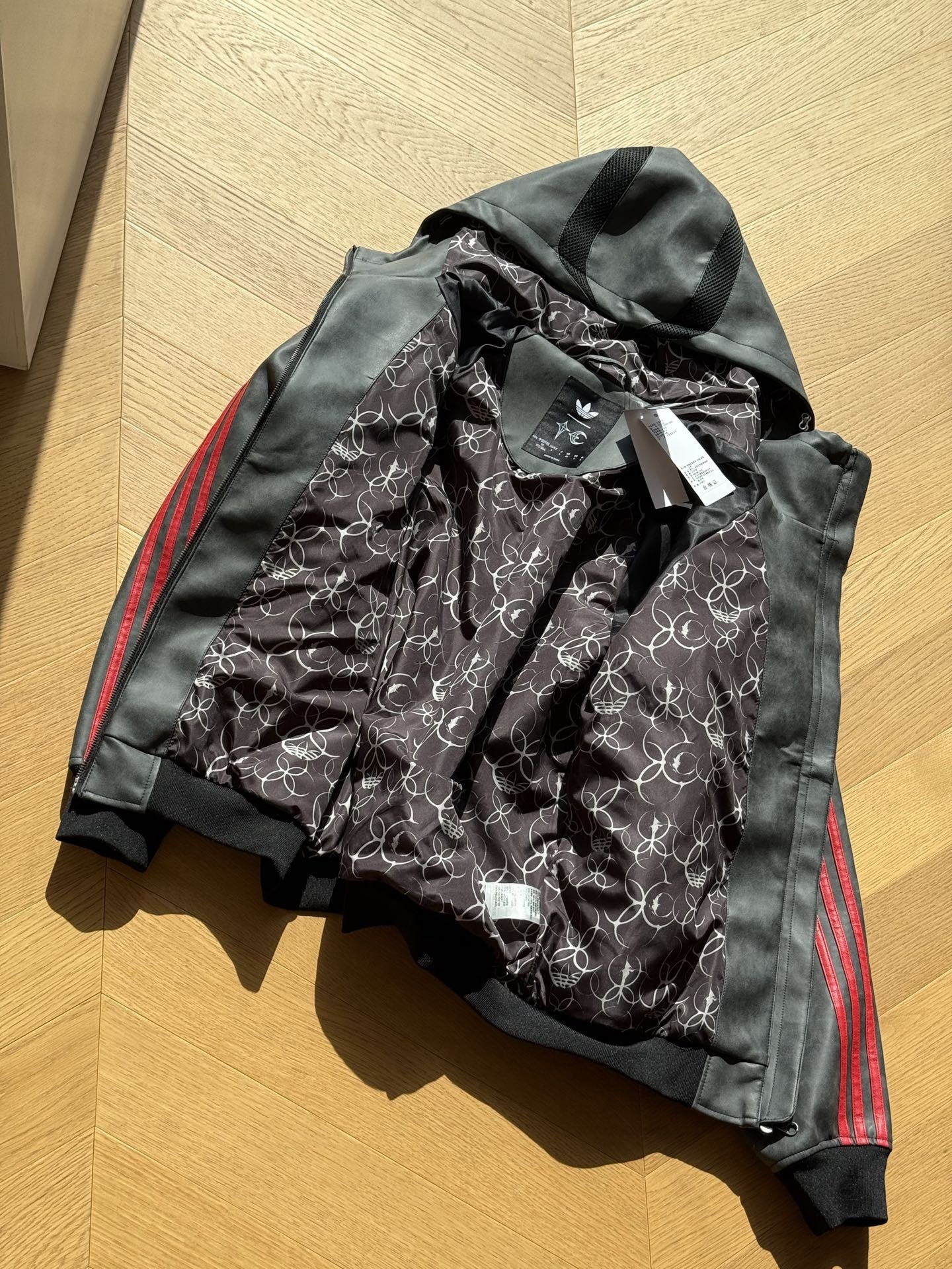ADIDAS X THUG CLUB LEATHER JACKET