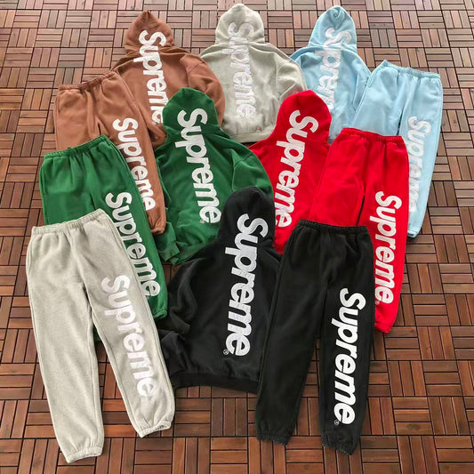 SUPREME SATIN APPLIQUE HOODIE