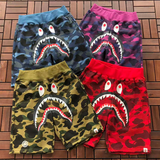 BAPE SHARK CAMOUFLAGE SHORTS