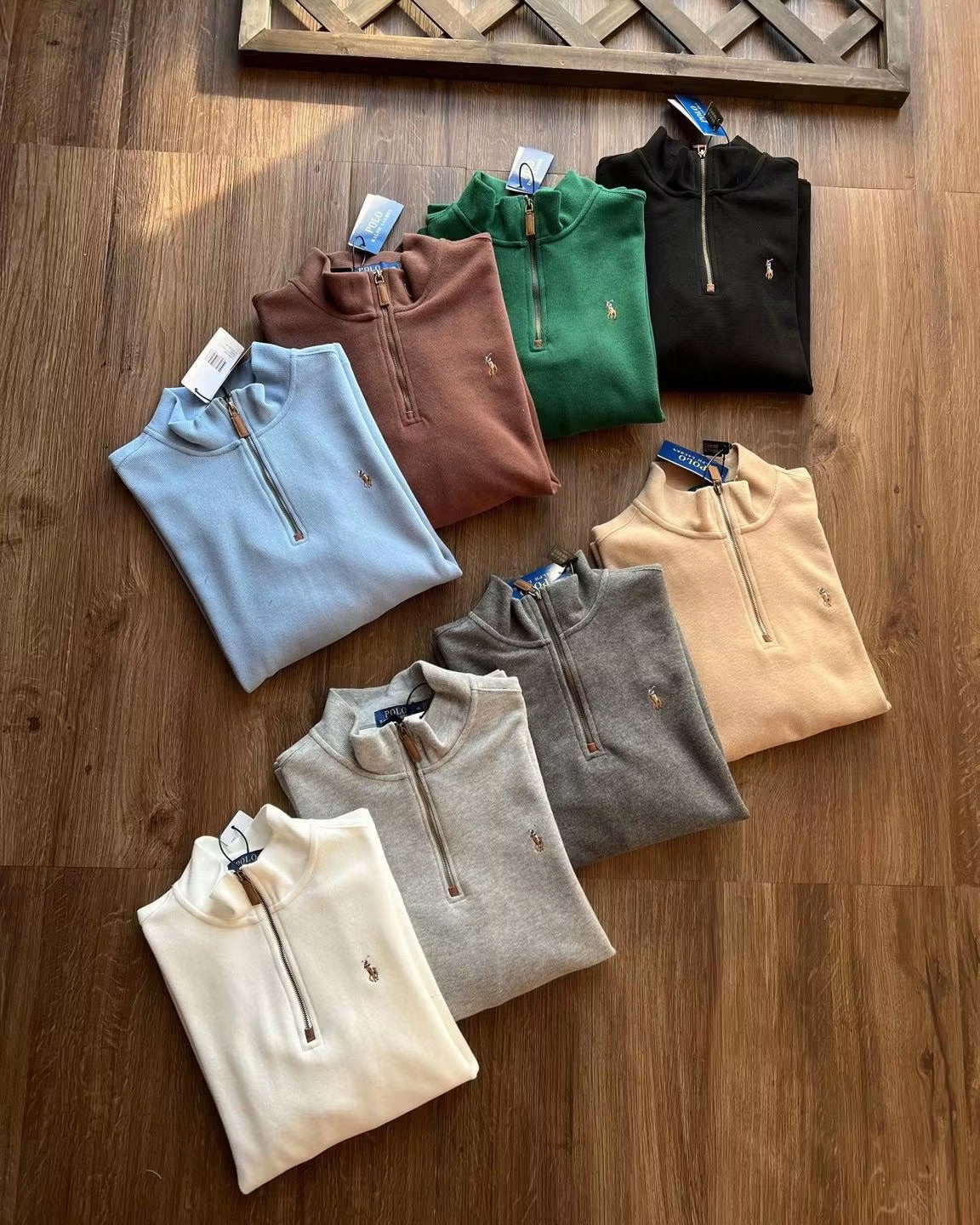 RALPH LAUREN HALF ZIP JACKET
