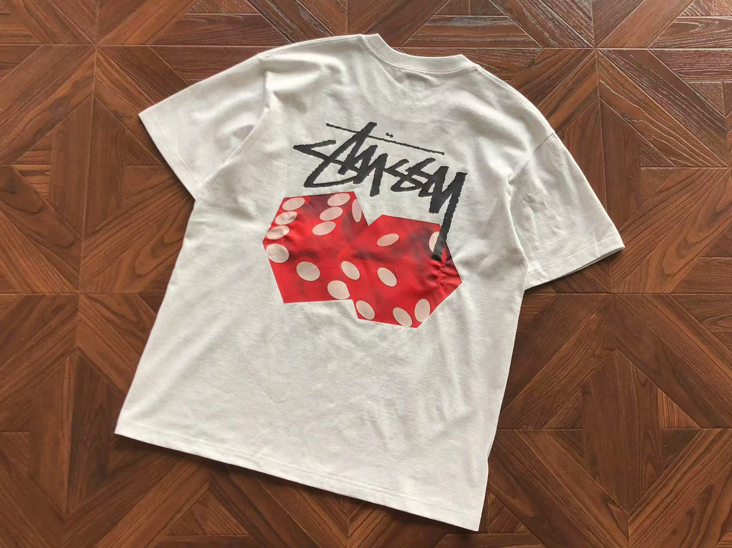 STUSSY FUZZY DICE T-SHIRT