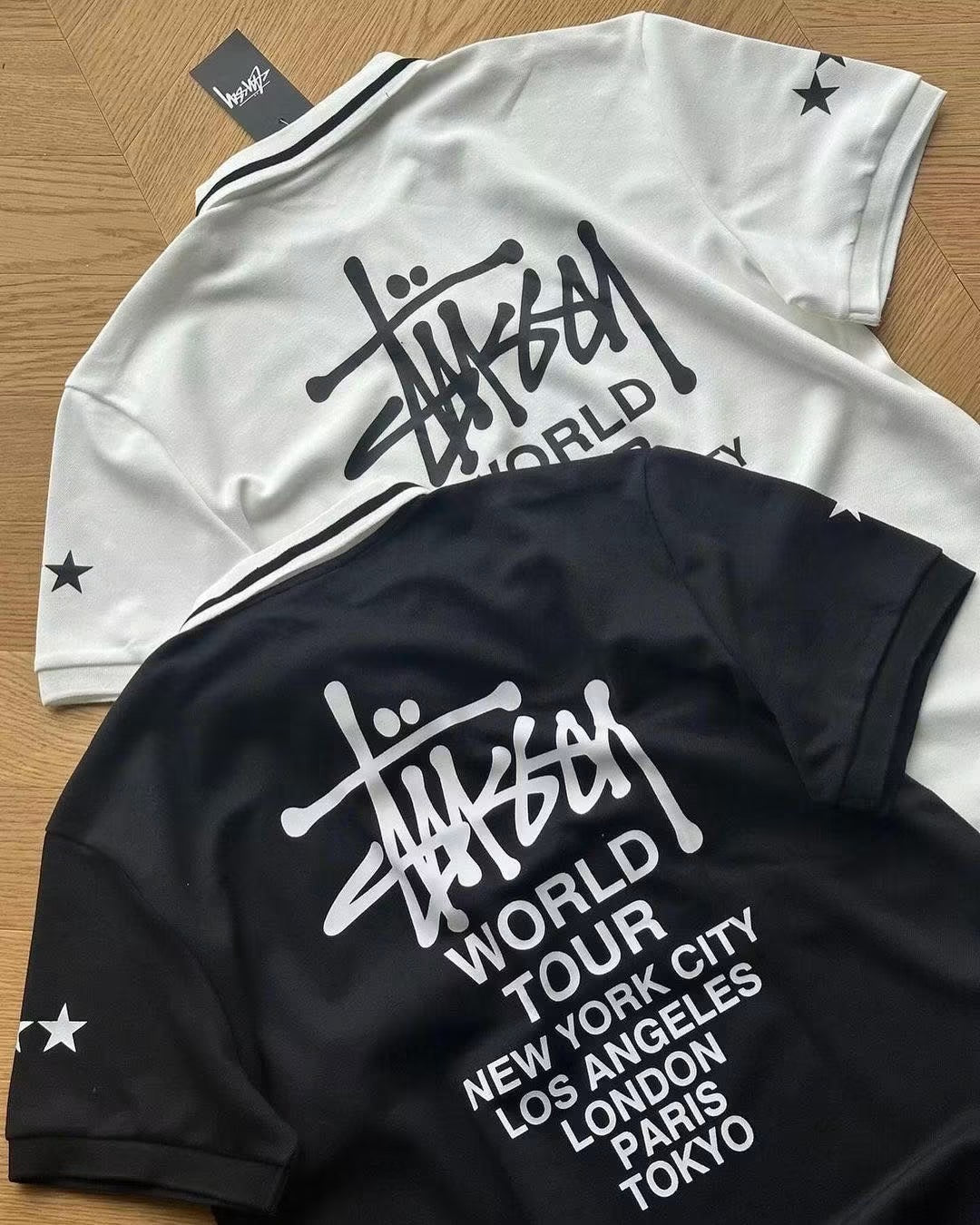 STUSSY WORLD TOUR POLO SHIRT