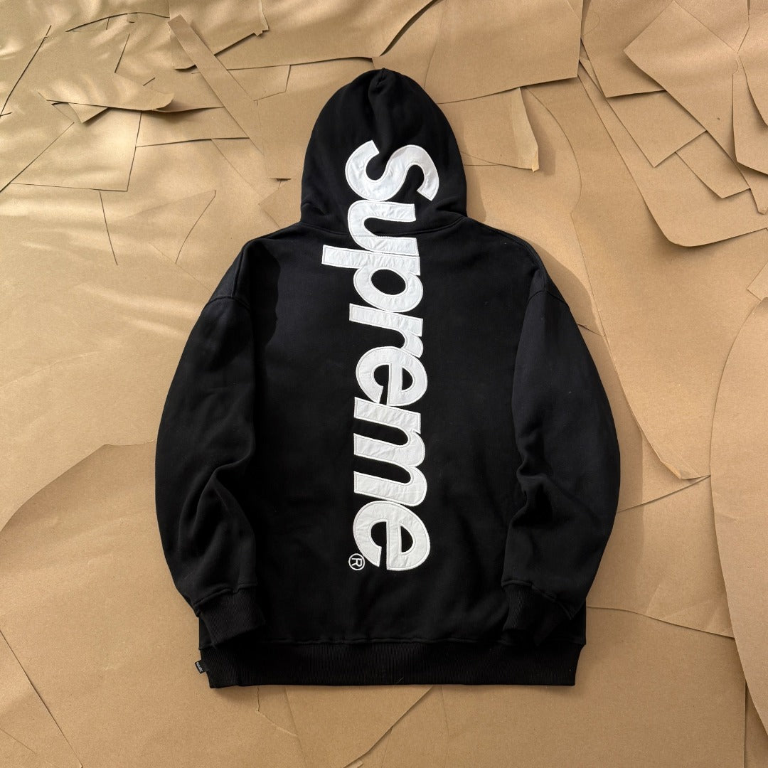 SUPREME SATIN APPLIQUE HOODIE