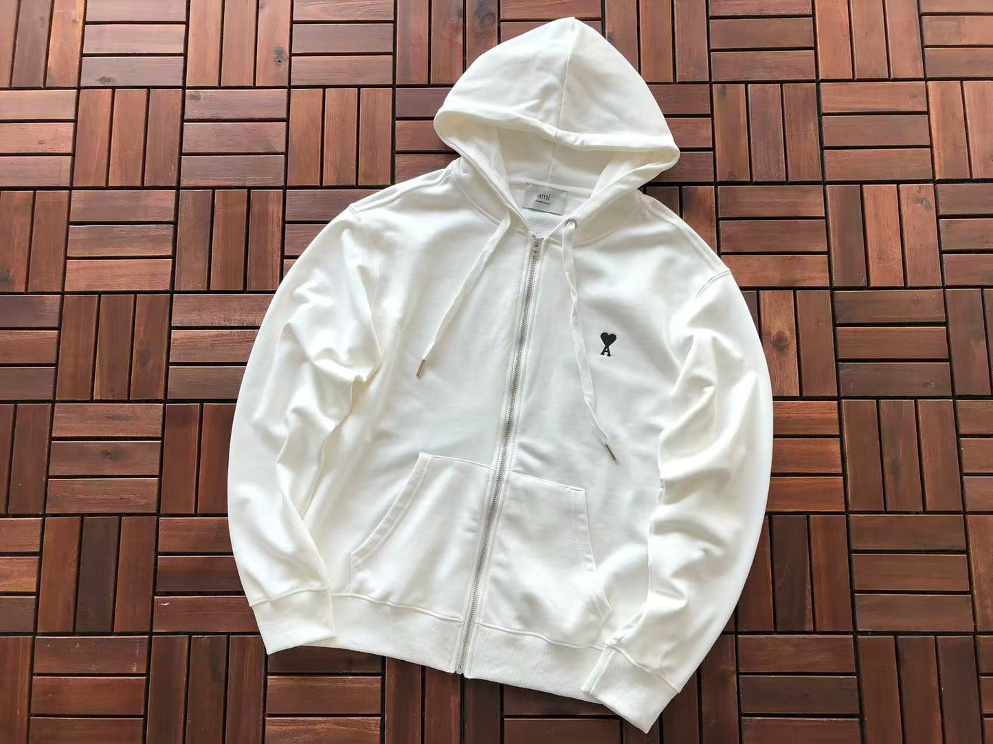 AMI ZIPPED HOODIE