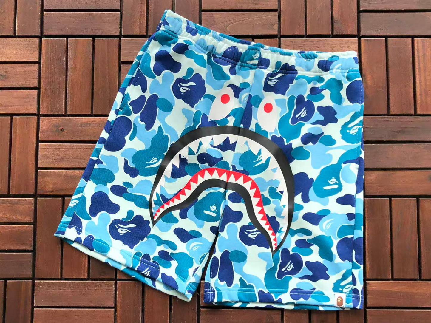 BAPE SHARK CAMOUFLAGE SHORTS