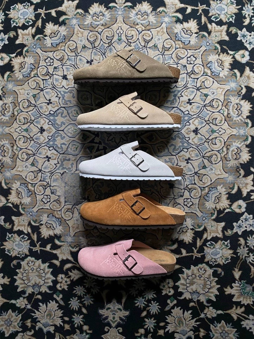 STUSSY X BIRKENSTOCK BOSTON CLOGS