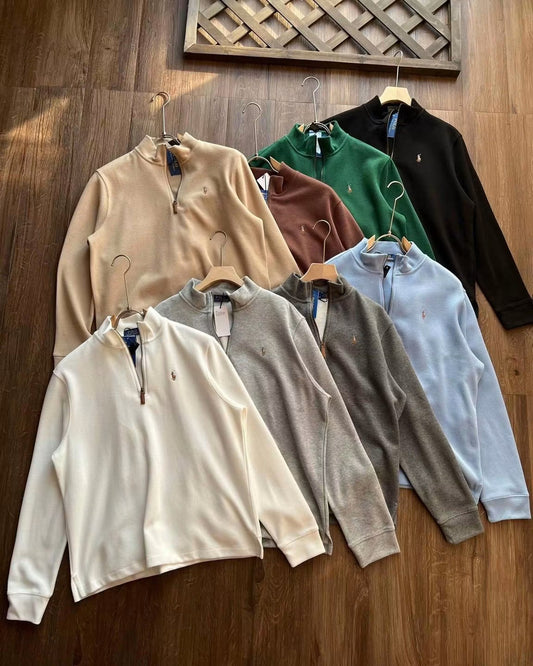 RALPH LAUREN HALF ZIP JACKET