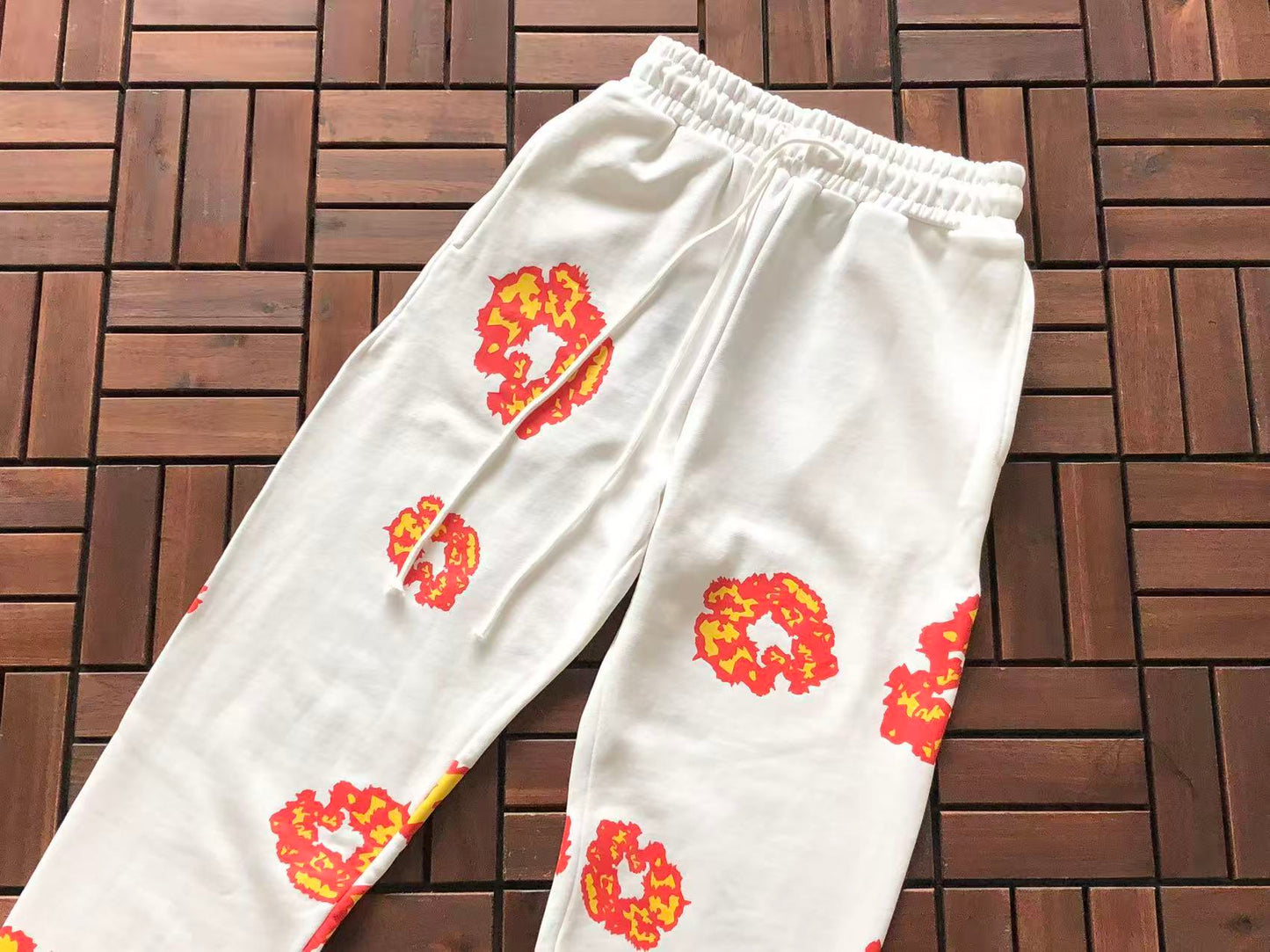 DENIM TEARS X OFFSET WREATH PANTS