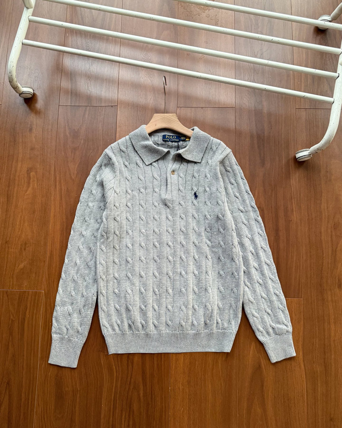 RALPH LAUREN KNITTED WAFFLE LONGSLEEVE