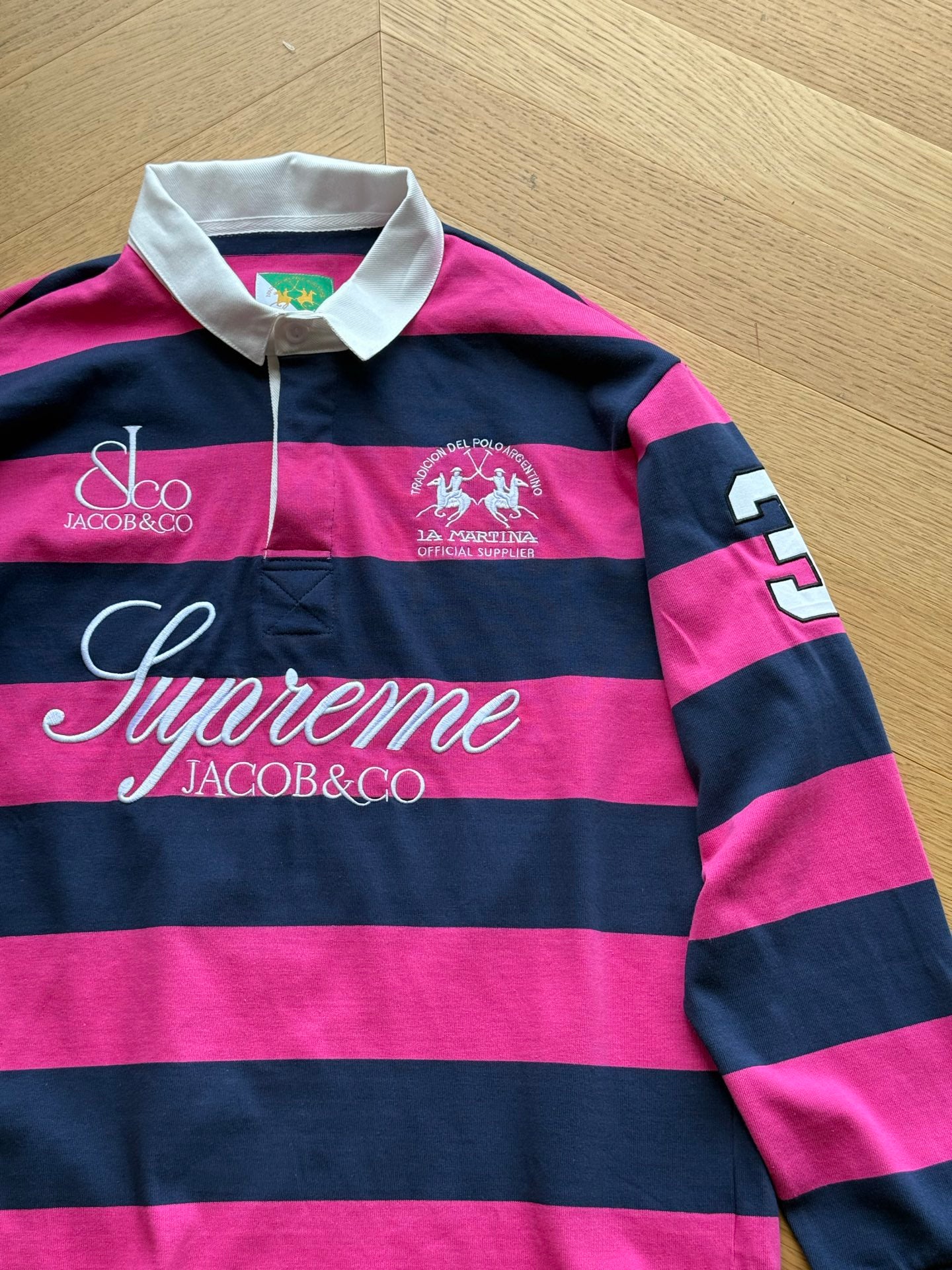 SUPREME X LA MARTINA RUGBY POLO LONGSLEEVE