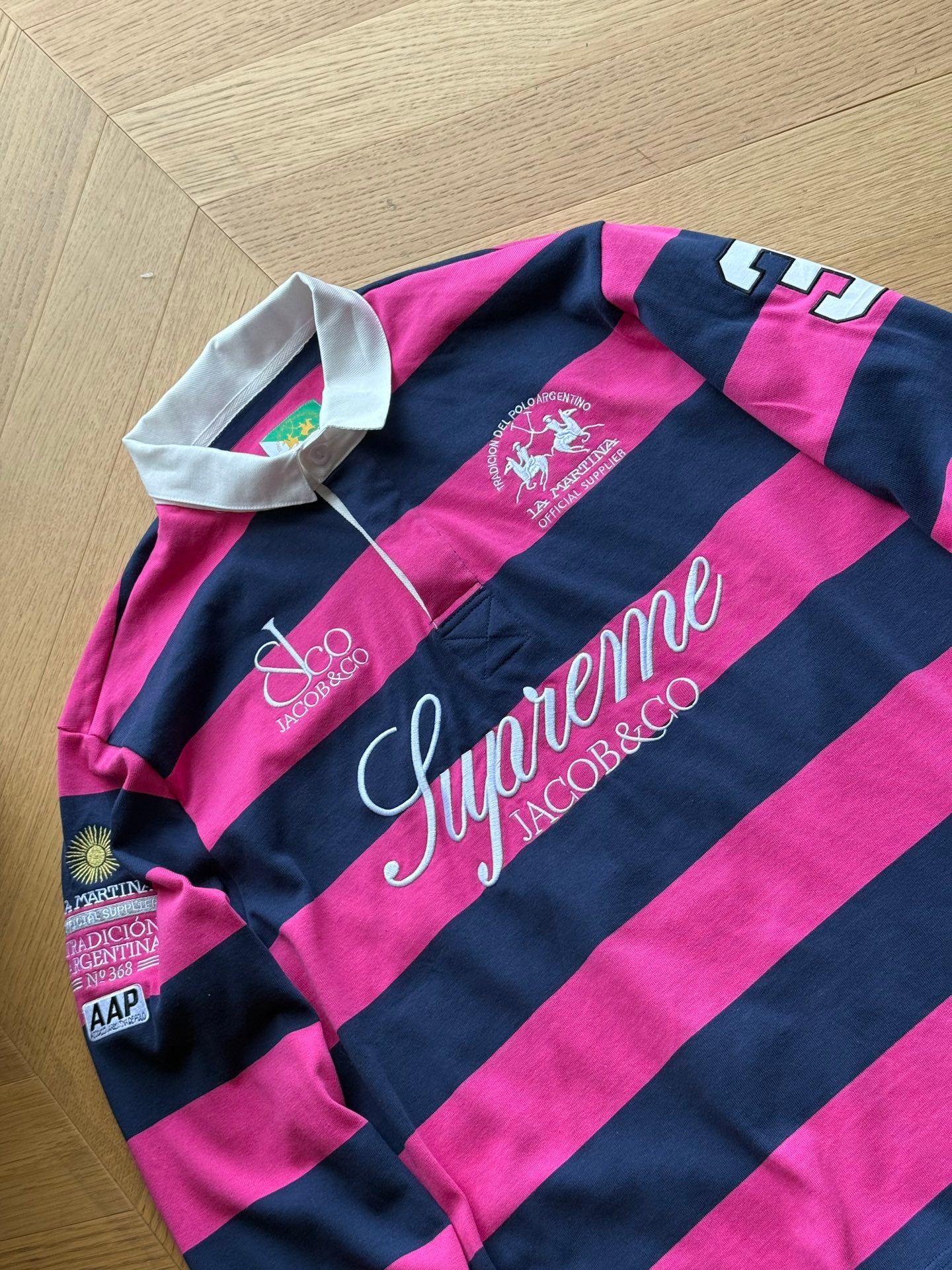 SUPREME X LA MARTINA RUGBY POLO LONGSLEEVE