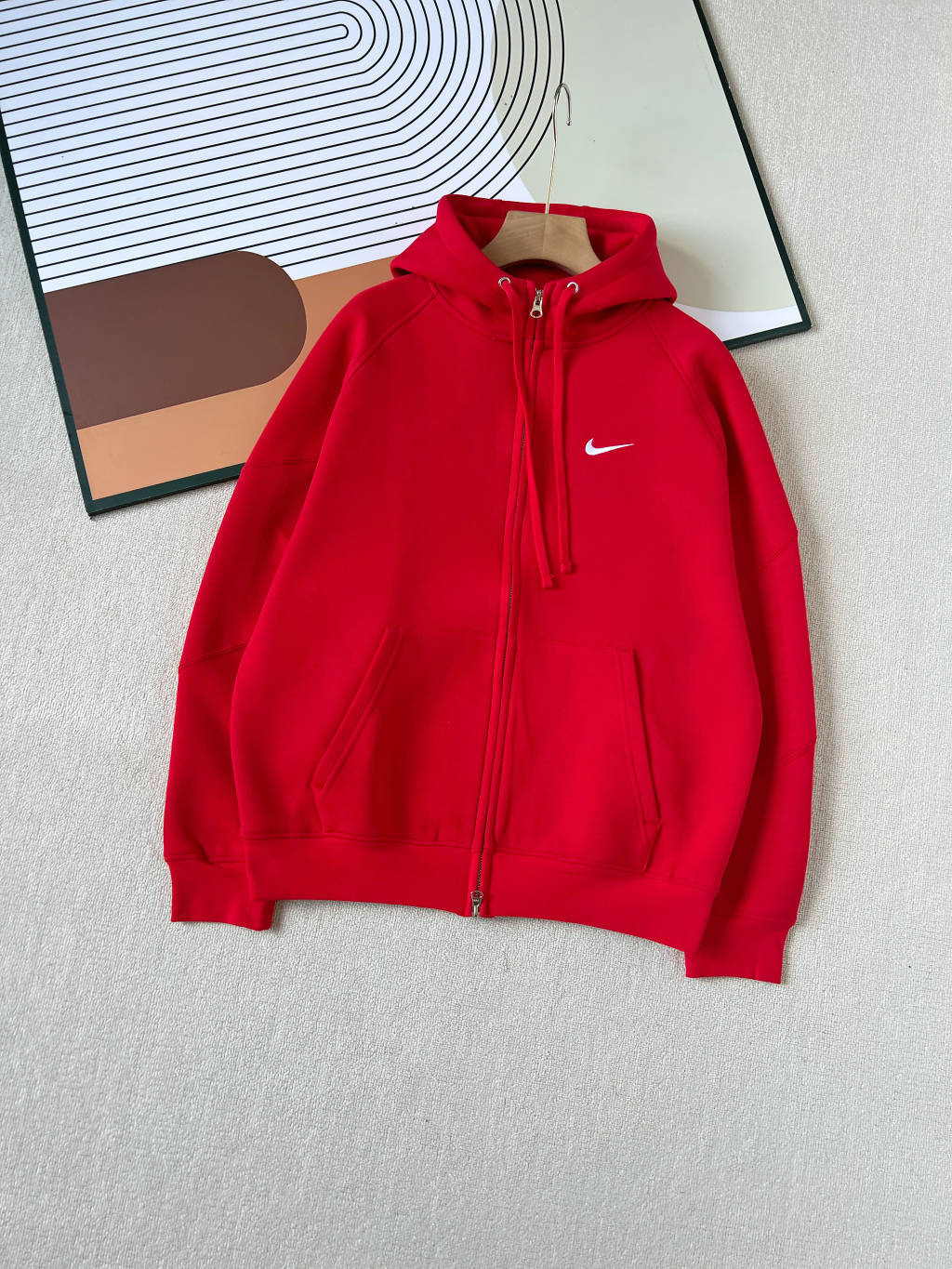 NIKE X SUPREME SWOOSH ZIP UP HOODIE