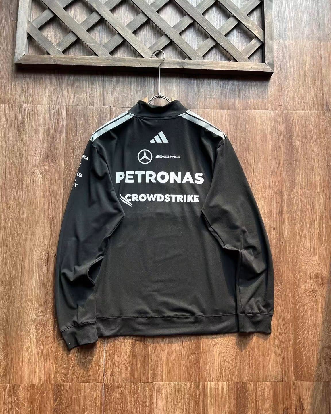 ADIDAS MERCEDES AMG PETRONAS HALF ZIP JACKET