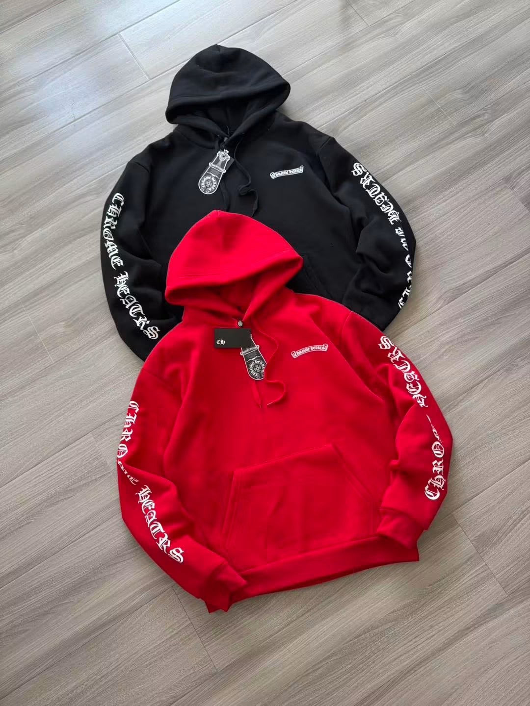 CHROME HEARTS SCROLL LOGO HOODIE