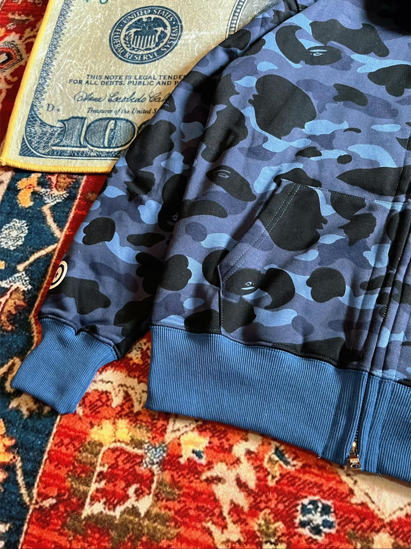 BAPE SHARK CAMOUFLAGE HOODIE