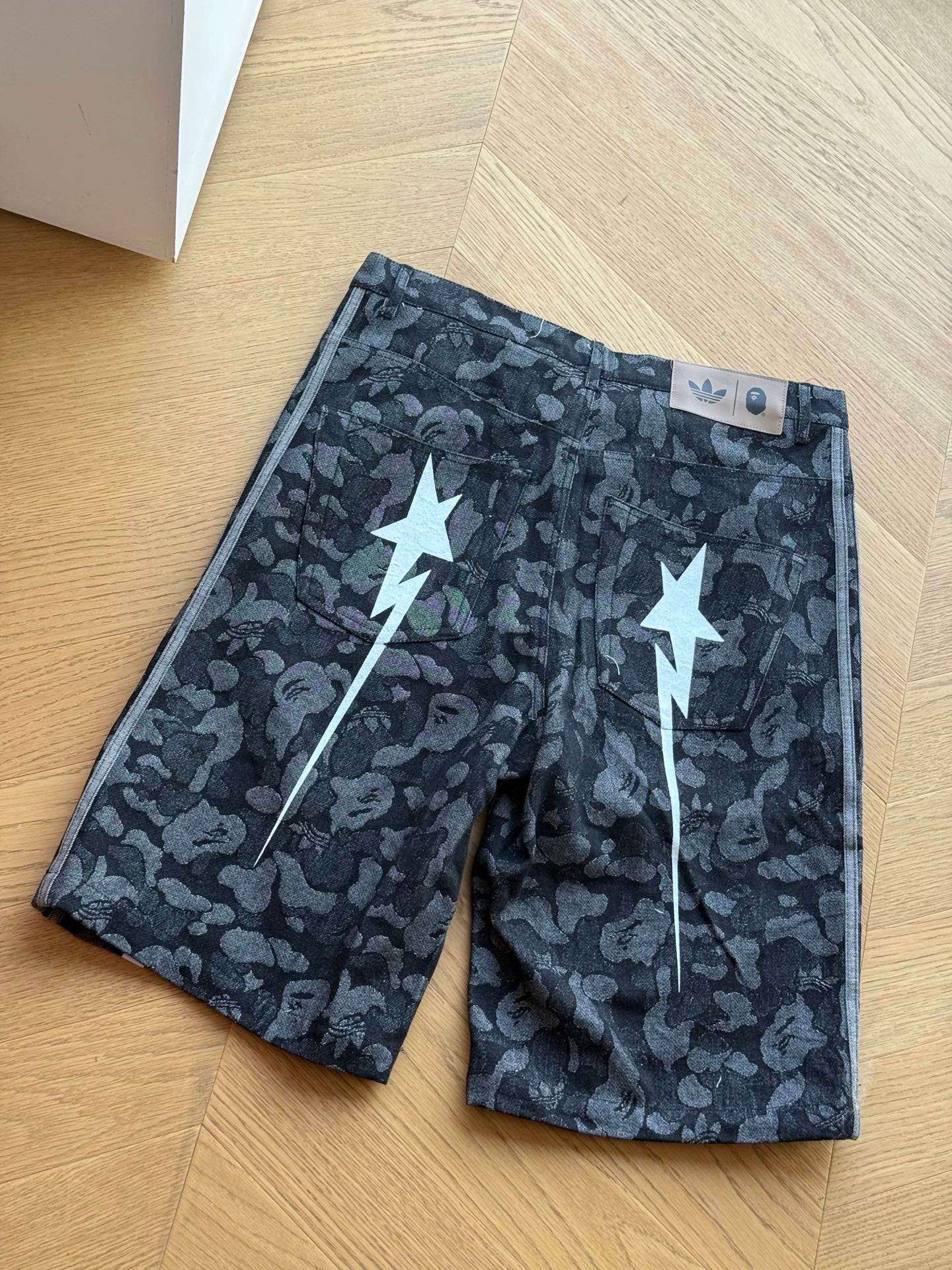 ADIDAS X BAPE CAMO JORTS