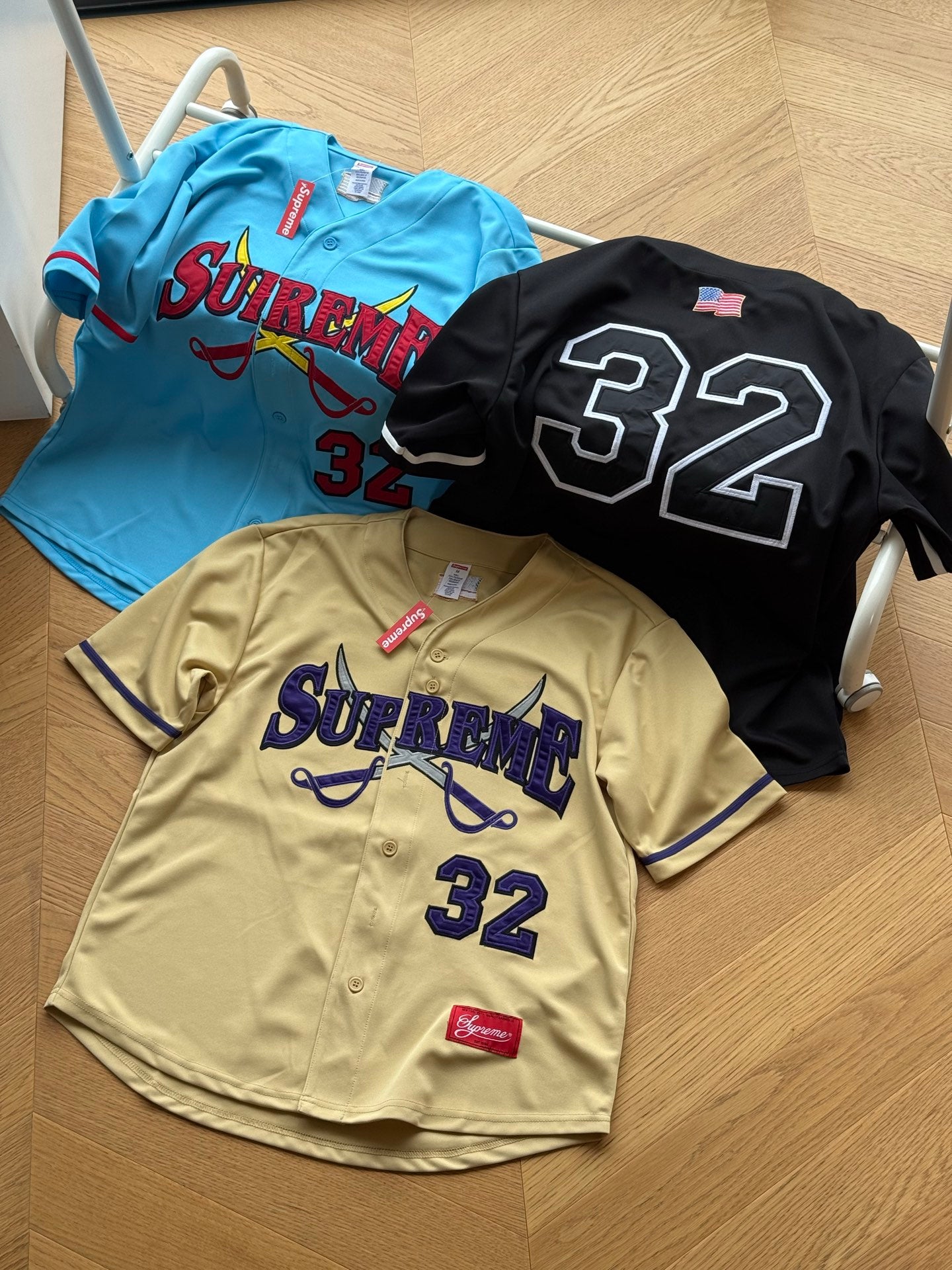 SUPREME BASEBALL JERSEY