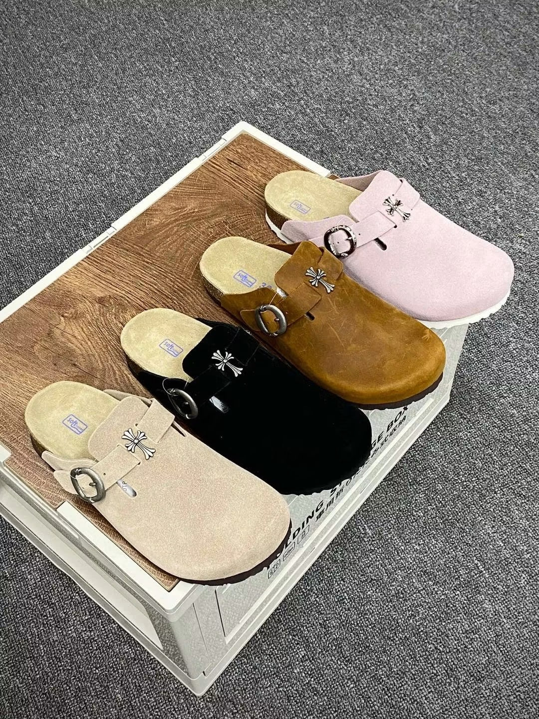 CHROME HEARTS X BIRKENSTOCK CLOGS
